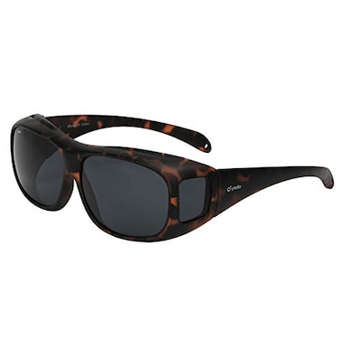 yodo Fit Over Glasses Sunglasses with Polarized Lenses for Men and Women Matt Leopard