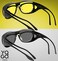 Yogo Vision Fit Over Wrap Sunglasses Polarized Lens Wear Over Eyeglasses 100 UV Protection for Men and Women