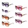 YQVIE 7 Pack Retro Fox Oversized Sunglasses for Women in Bulk Plastic Large Sunglasses Set UV400 Protection