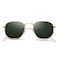 YWWPMDOF Polarized Sunglasses for Womens Men Trendy Square Hexagonal Flat Mirrored Sun Glasses UV Protection
