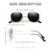 YWWPMDOF Polarized Sunglasses for Womens Men Trendy Square Hexagonal Flat Mirrored Sun Glasses UV Protection