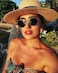 YWWPMDOF Polarized Sunglasses for Womens Men Trendy Square Hexagonal Flat Mirrored Sun Glasses UV Protection