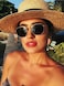 YWWPMDOF Polarized Sunglasses for Womens Men Trendy Square Hexagonal Flat Mirrored Sun Glasses UV Protection
