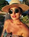 YWWPMDOF Polarized Sunglasses Men and Womens Trendy Square Hexagonal Flat Mirrored Sun Glasses UV Protection Black