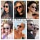 ZENOTTIC Polarized Sunglasses for Women Men Retro Shades Round Square Frame UV Protection 2 Pack