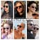 ZENOTTIC Polarized Sunglasses for Women Men Retro Shades Round Square Frame UV Protection 2 Pack
