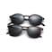 ZENOTTIC Polarized Sunglasses for Women Men Retro Shades Round Square Frame UV Protection 2 Pack