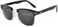 OWL Half Frame Sunglasses Black Gold Metal Frame with Green Lens Retro