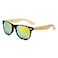 Long Keeper Bamboo Wood Arms Sunglasses for Women Men Black Gold