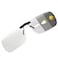 JM Rimless Rectangle Clip on Sunglasses Lightweight Polarized Eyeglasses Men Women Photochromic Grey