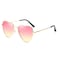 Dollger Pink Heart Shaped Sunglasses Style Hippie Sunglasses for Women