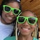 Eyegla Green Sunglasses Bulk Party Sunglasses Pack 80s Shades Eyewear Set Mardi Gras St Patricks Day Sun Glasses10 Pack