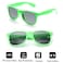 Eyegla Green Sunglasses Bulk Party Sunglasses Pack 80s Shades Eyewear Set Mardi Gras St Patricks Day Sun Glasses10 Pack