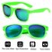 Eyegla Green Sunglasses Bulk Party Sunglasses Pack 80s Shades Eyewear Set Mardi Gras St Patricks Day Sun Glasses10 Pack