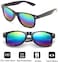 Eyegla Sunglasses Bulk Party Sunglasses Pack 80s Shades Eyewear Set UV Protection Sun Glasses for Men Women 8 PackNeon Mirrored