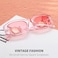 FEISEDY Retro Trendy Rectangle Sunglasses Women Men Vintage 90s Small Narrow Square Sunglasses B2322