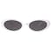 JUDOO Retro Oval Sunglasses for Women Men Tiny Oval Tinted Glasses 90s Style Small Shades