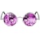 ROCKNIGHT Round Polarized Sunglasses for Men Women UV400 Retro Steampunk Metal Frame 48mm Circle ShadesSilver Frame Pink Mirrored Lens