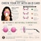 ROCKNIGHT Round Polarized Sunglasses for Men Women UV400 Retro Steampunk Metal Frame 48mm Circle ShadesSilver Frame Pink Mirrored Lens