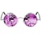ROCKNIGHT Round Polarized Sunglasses for Men Women UV400 Retro Steampunk Metal Frame 48mm Circle ShadesSilver Frame Pink Mirrored Lens