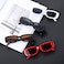 YQVIE 10 Pack Rectangle Sunglasses Bulk for Women Men Colorful Glasses for Bachelorette Party 10Black
