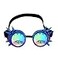 Lelinta Kaleidoscope Spiked Goggles with Adjustable Straps
