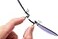 PROSOOL Sunglasses 3 Colors Retro Round Clip On Nose Sunglasses Matrix Morpheus Movie rimless Silver Bright Mirror Blue