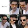 AEVOGUE Polarized Sunglasses For Men Rectangle Metal Frame Retro Sun Glasses AE0395 SilverBlue 59