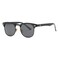 AEVOGUE Polarized Sunglasses For Women And Men Semi Rimless Frame Retro Sun Glasses AE0369 BlackBlack