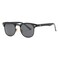AEVOGUE Polarized Sunglasses For Women And Men Semi Rimless Frame Retro Sun Glasses AE0369 BlackBlack