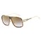 AEVOGUE Sunglasses For Men Goggle Alloy Big Frame Square Metal Punk Style Shield AE0336
