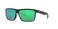 Costa Del Mar Mens Rinconcito Rectangular Sunglasses Matte BlackGreen Mirrored Polarized580G 60 mm