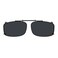 Eyekepper Metal Frame Rim Polarized Lens Clip On Sunglasses 56 34MM Grey Lens