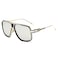 GOBIGER Aviator Sunglasses for Men 100 UV Protection Goggle Alloy Gold Disco 70s Oversized Retro Shades
