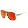 GOBIGER Aviator Sunglasses for Men 100 UV Protection Goggle Alloy Gold Disco 70s Oversized Retro Shades