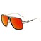 GOBIGER Aviator Sunglasses for Men 100 UV Protection Goggle Alloy Gold Disco 70s Oversized Retro Shades