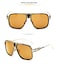 GOBIGER Aviator Sunglasses for Men 100 UV Protection Goggle Alloy Gold Disco 70s Oversized Retro Shades