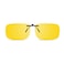 Goiteia Polarised Night Driving Glasses Clip on Anti Glare for Men WomenEffectively Minimize Glare from Oncoming HeadlightsHigh Definition Vision57 36mm