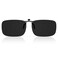 Goiteia Polarized Super Dark Clip On Sunglasses Over Prescription Glasses Men WomenCompact FitNonFlip UpCAT4