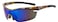 Hornz Brown Forest Camouflage Polarized Sunglasses for Men Wrap Around Sport Frame Free Matching Microfiber Pouch Brown Camo Frame Blue Lens