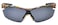 Hornz Brown Forest Camouflage Polarized Sunglasses for Men Wrap Around Sport Frame Free Matching Microfiber Pouch Brown Camo Frame Smoke Lens