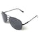 J+S JS Premium Military Style Classic Aviator Sunglasses Polarized 100 UV protection for Men Women Large Frame Black FrameGray Lens