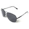 J+S JS Premium Military Style Classic Aviator Sunglasses Polarized 100 UV protection for Men Women Large Frame Black FrameGray Lens