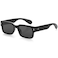 Kursan Square Thick Frame Black Sunglasses for Men Women Trendy Rectangle Sun Glasses Shades UV400 Protection BlackBlack