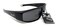 Locs Flat Top Wrap OG Gangsta Hardcore Sunglasses Matte Black unisexadult