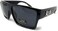 Locs 91105 Black Sunglasses Authentic Gangster Flat Top Lowrider Maddogger Shades