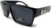 Locs 91105 Black Sunglasses Authentic Gangster Flat Top Lowrider Maddogger Shades