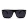 SA106 Locs Hipster Gangster Hardcore Flat Top Horn Rim Sunglasses Shiny Black