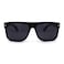 SA106 Locs Hipster Gangster Hardcore Flat Top Horn Rim Sunglasses Shiny Black
