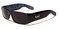 Locs Mens Hardcore Gangster Sunglasses Bandana Print BLACKBLUE Black W Blue Bandana Print One Size